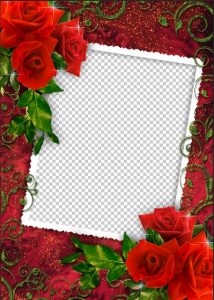 frame rose