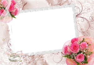 frame rose photoshop