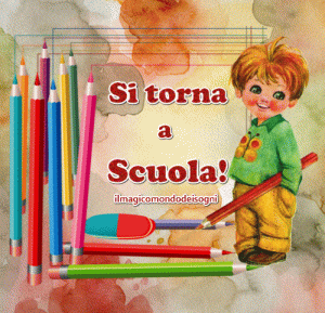 Cartoline Si Torna a Scuola