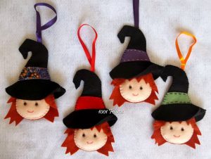 Lavoretti in Feltro di Halloween per bambini