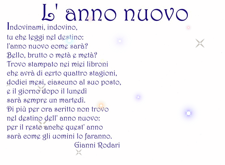 auguri di buon anno