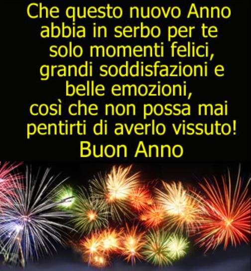 auguri di buon anno