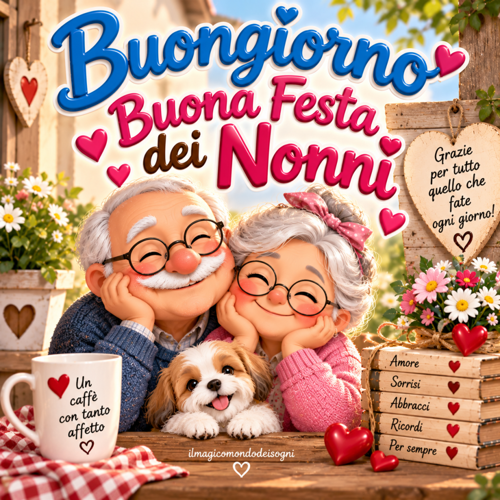 buongiorno  buona festa dei nonni
