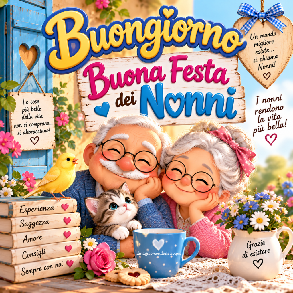 buongiorno buona festa dei nonni