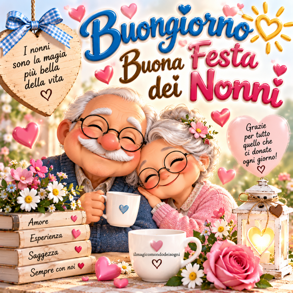 buongiorno buona festa dei nonni