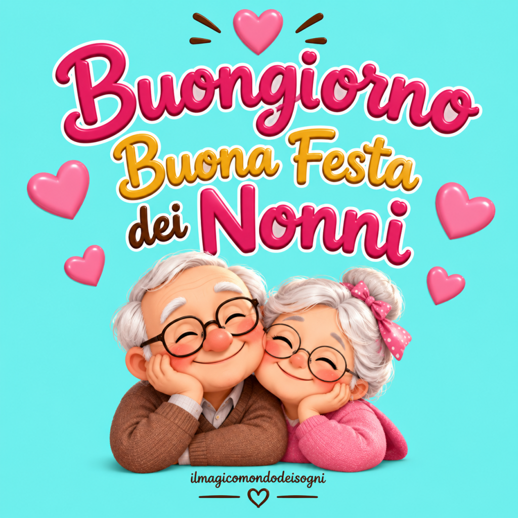 buongiorno buona festa dei nonni