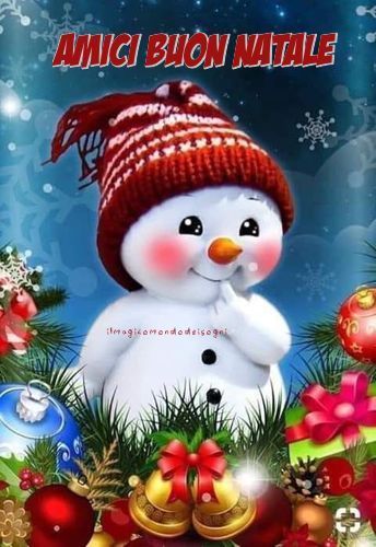 Cartoline Buon Natale amici