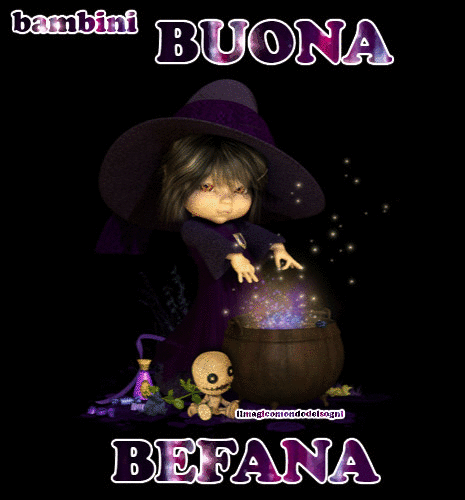buona befana bambini immagini