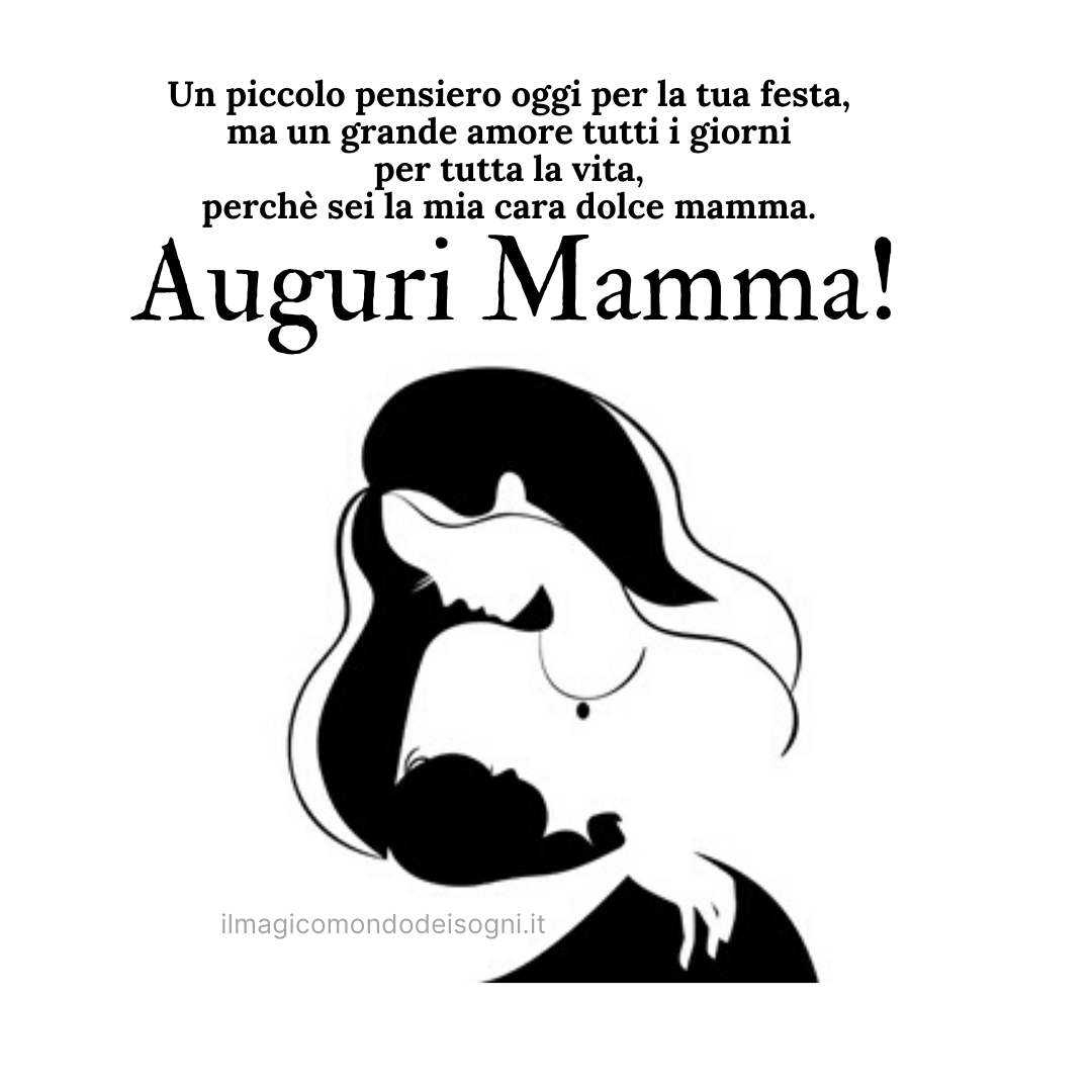 Cartoline Festa della Mamma Auguri - Il Magico Mondo dei Sogni