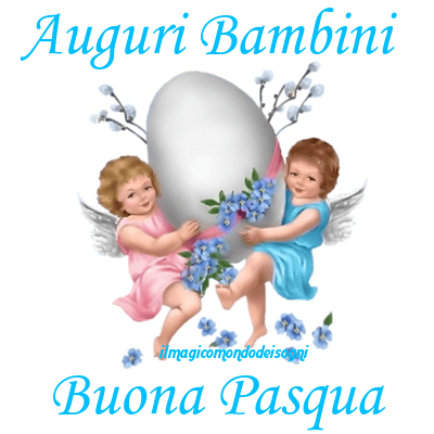 buona pasqua bambini immagini