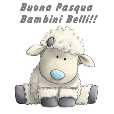 buona pasqua bambini immagini
