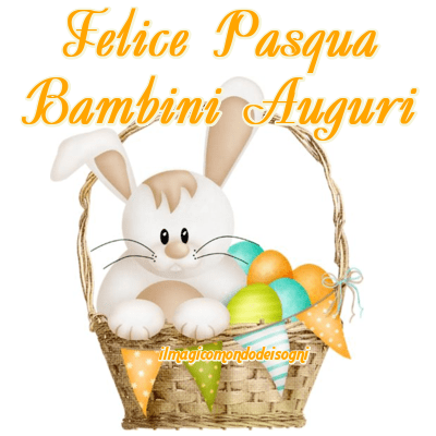 buona pasqua bambini immagini
