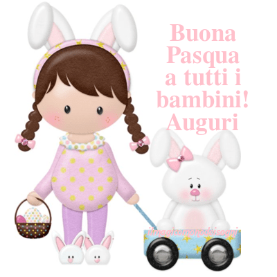 buona pasqua bambini immagini