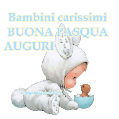 buona pasqua bambini immagini