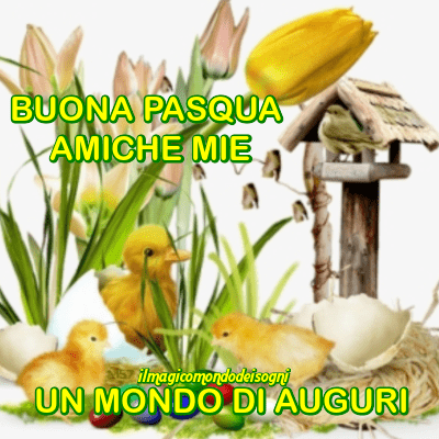 buona pasqua amiche immagini