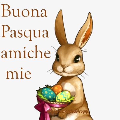 buona pasqua amiche immagini