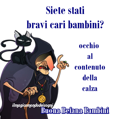 buona befana bambini immagini