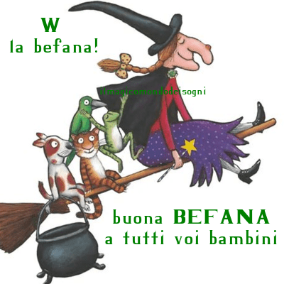 buona befana bambini immagini