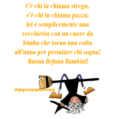 buona befana bambini immagini
