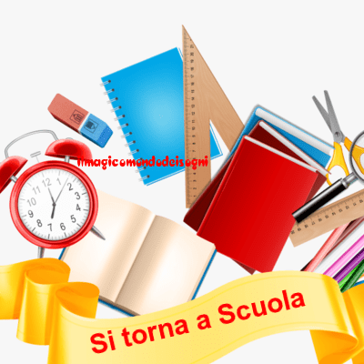 buon ritorno a scuola immagini