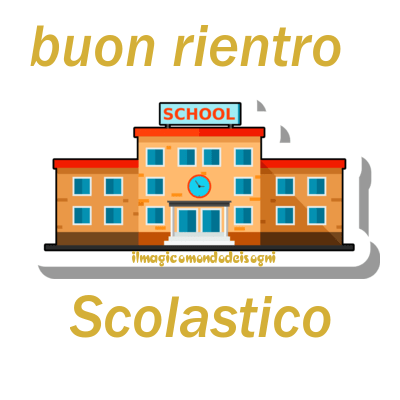 buon ritorno a scuola immagini