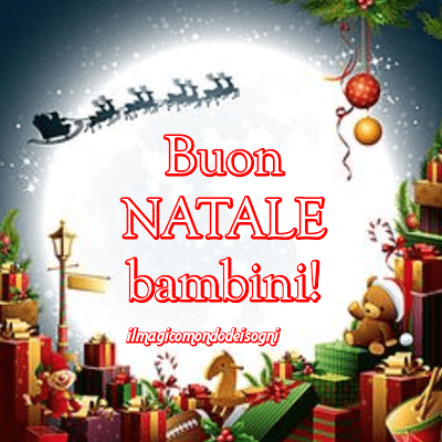 buon natale bambini