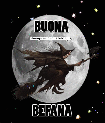 GIF Buona Befana e Buona Epifania da condividere