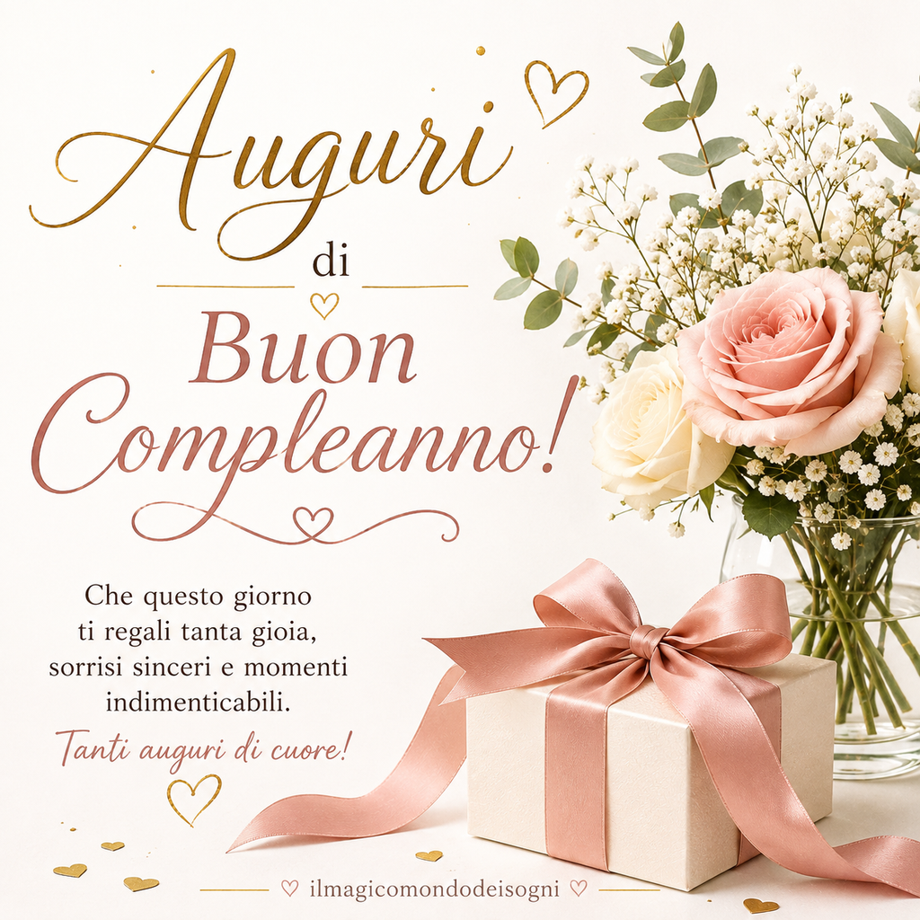 auguri di buon compleanno elegante