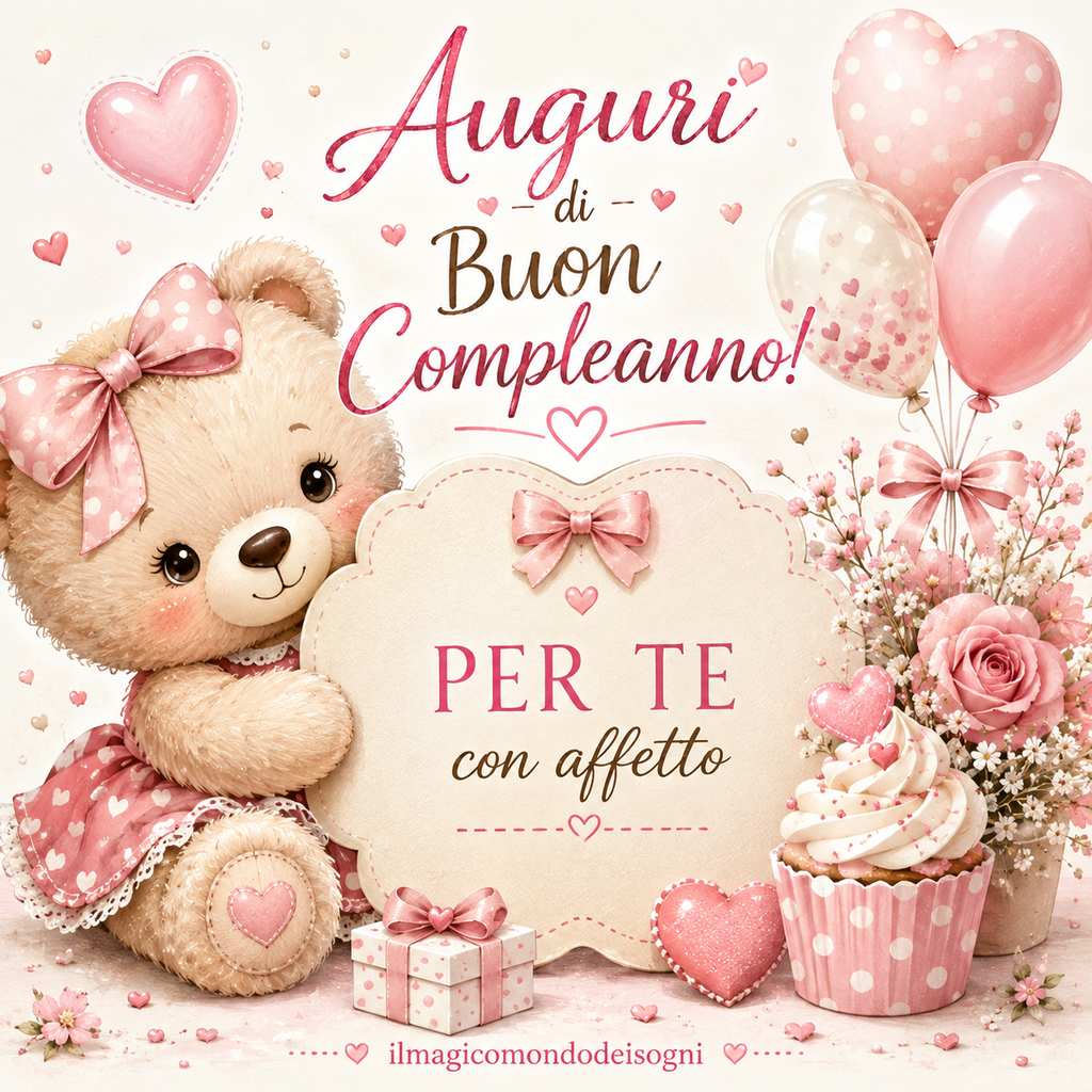 auguri di buon compleanno dolce
