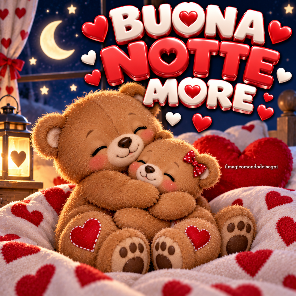 buonanotte amore