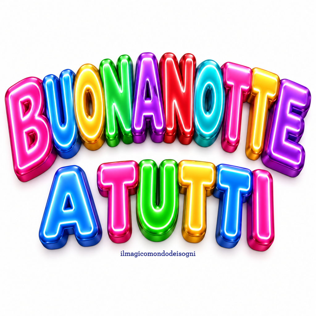 buonanotte a tutti