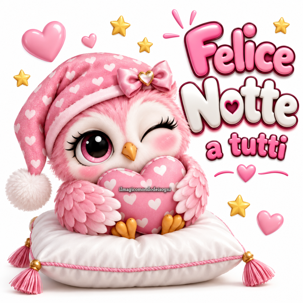 felice notte a tutti