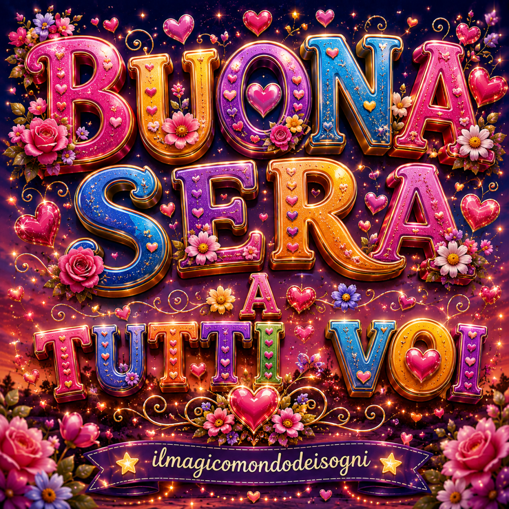 immagine di buonasera a tutti voi