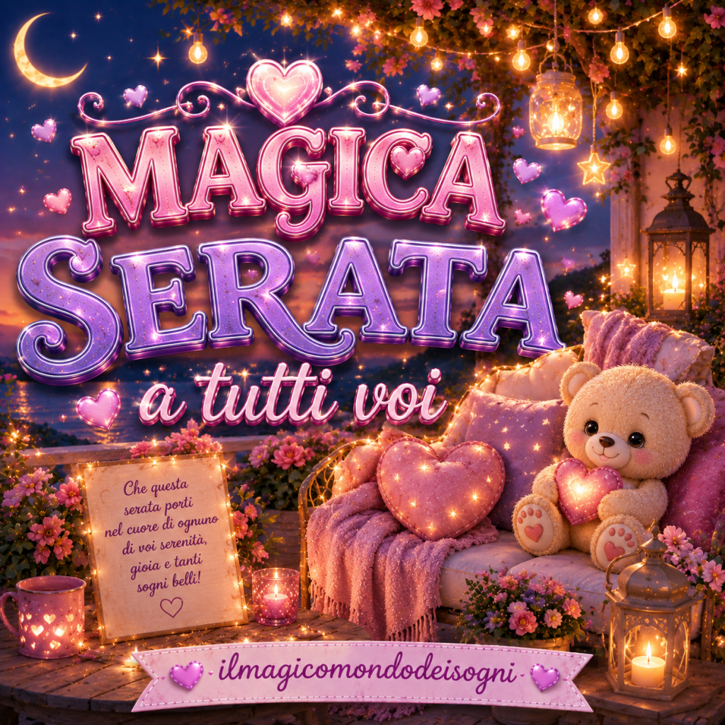 immagine di buona serata a tutti voi