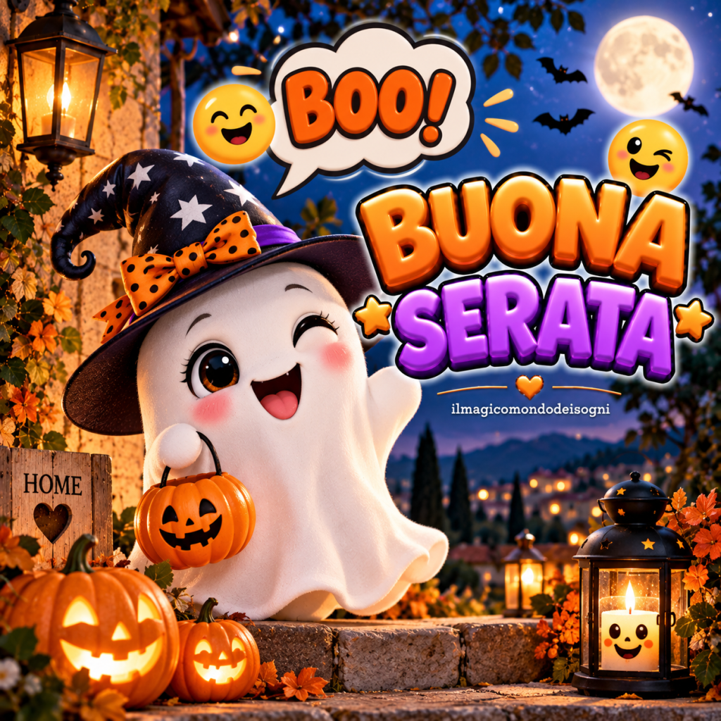 boo buona serata stile halloween