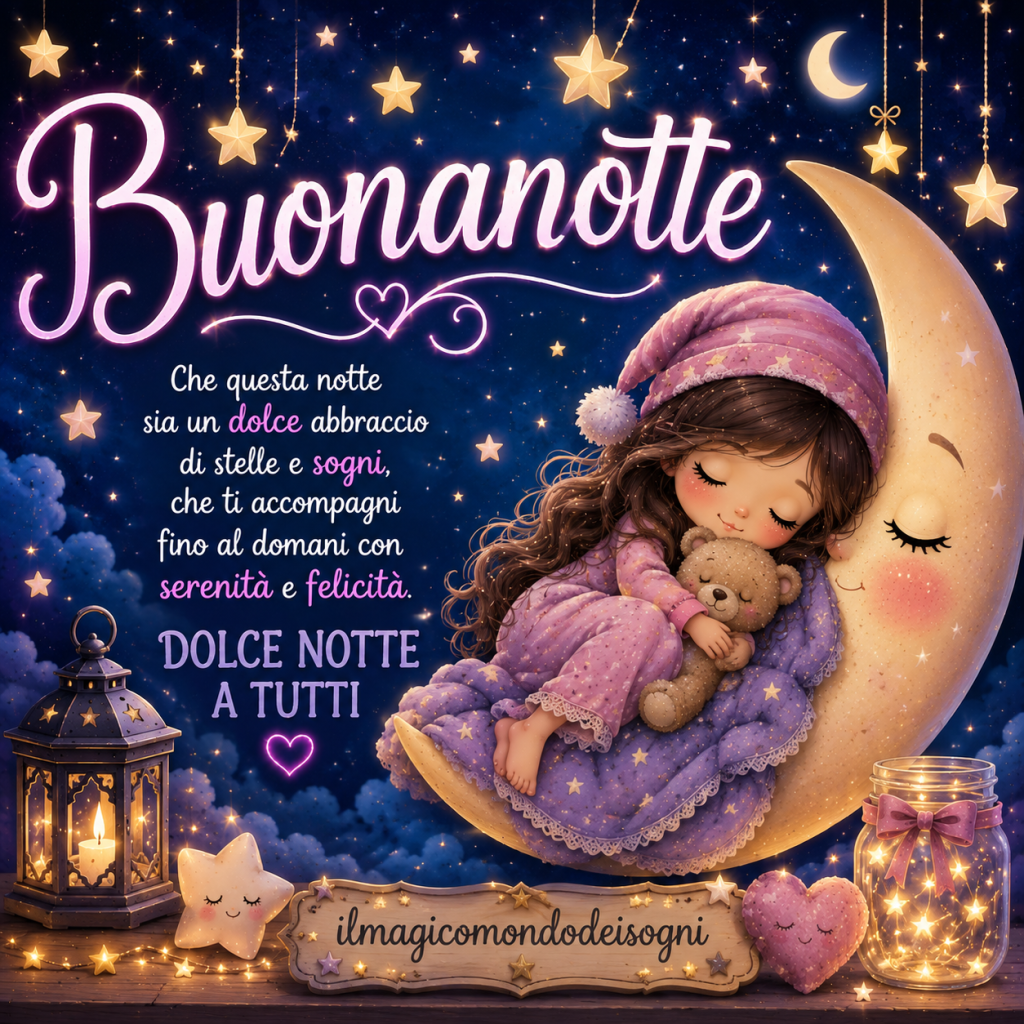 immagine di buonanotte a tutti