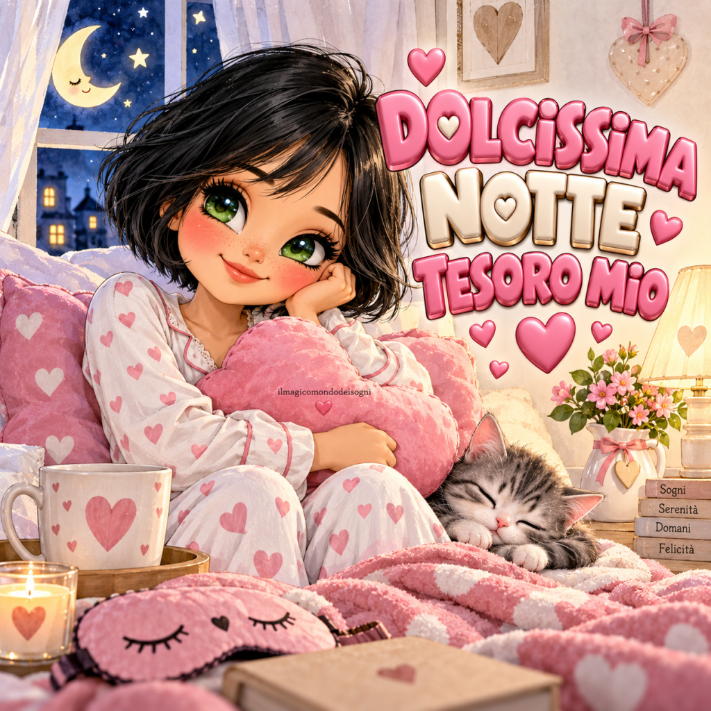 dolcissima notte tesoro mio