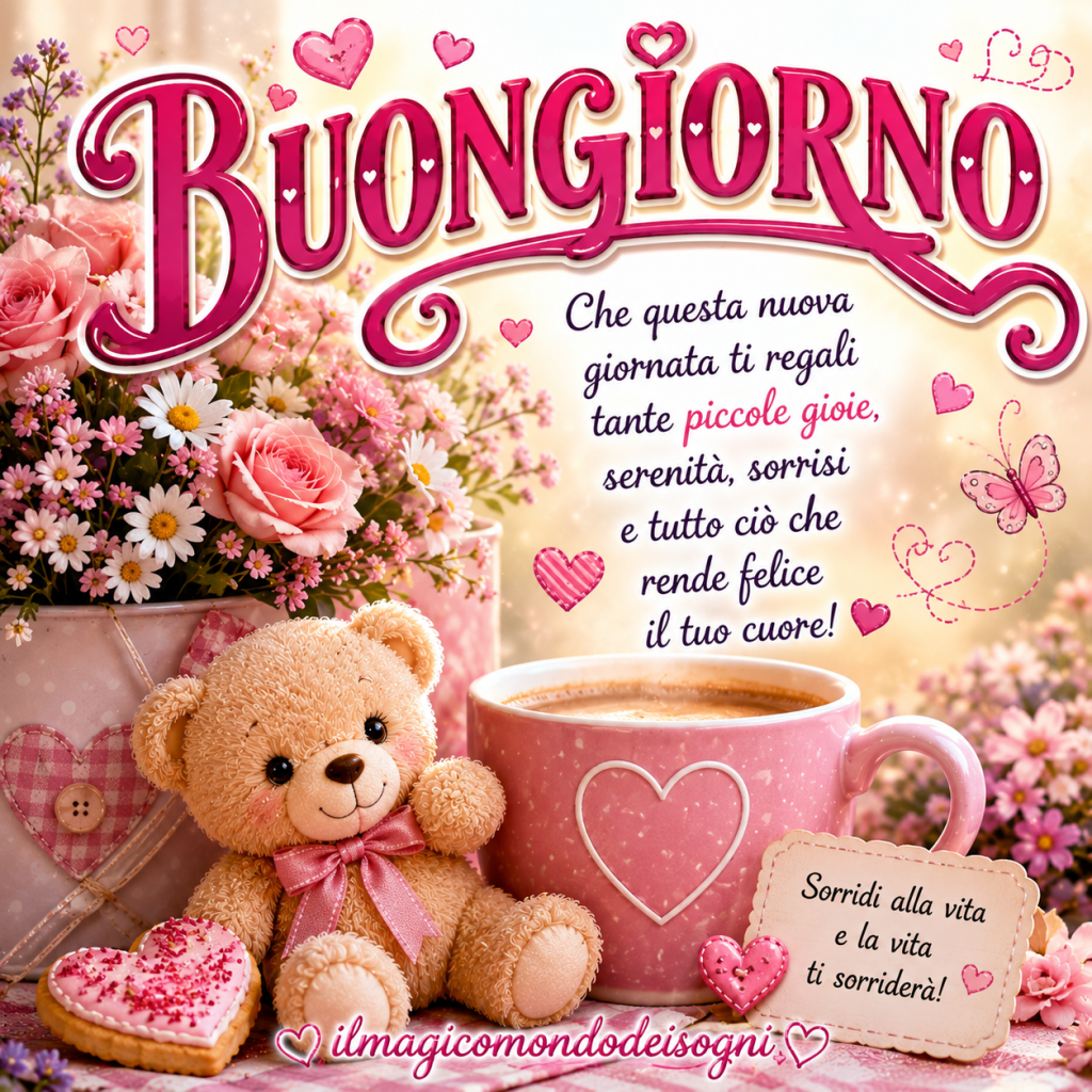 immagine di buongiorno con frase