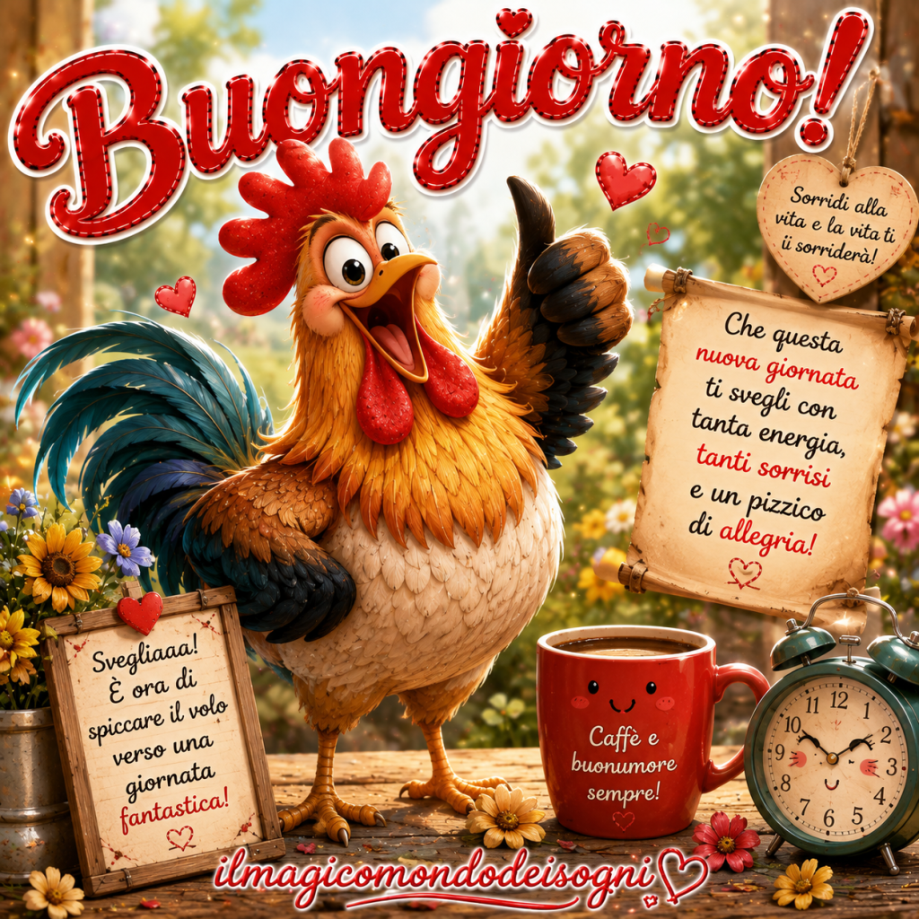 immagine di buongiorno con frase