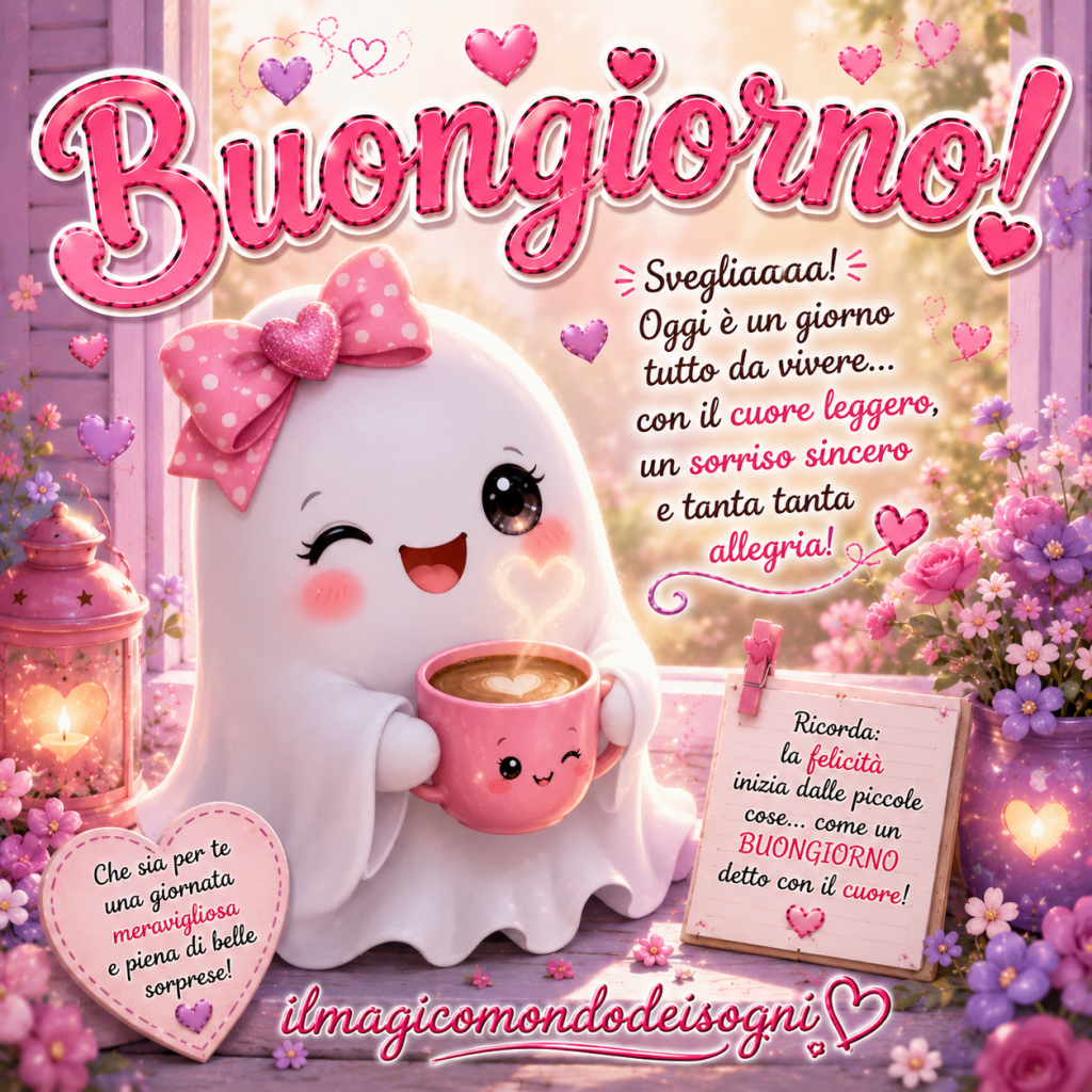 immagine di buongiorno con frase