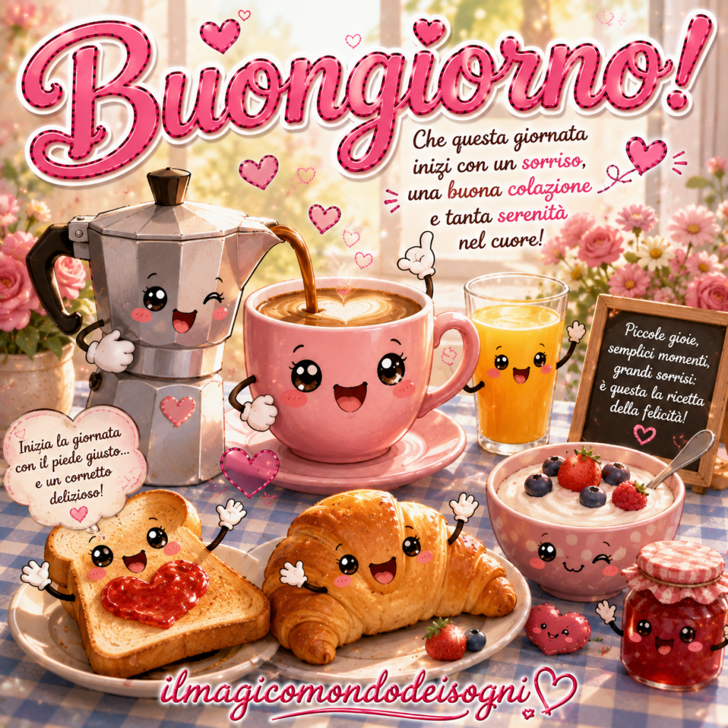 immagine di buongiorno con frase