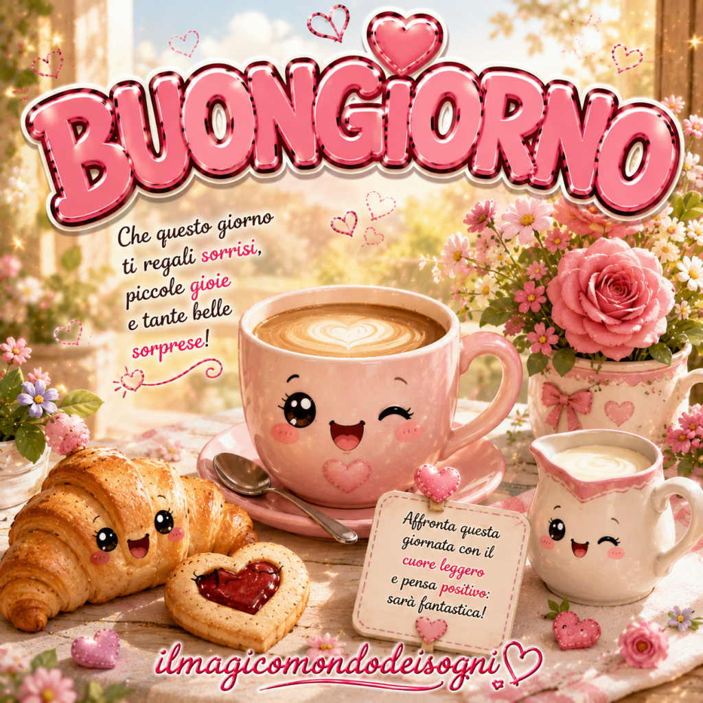 immagine di buongiorno con frase