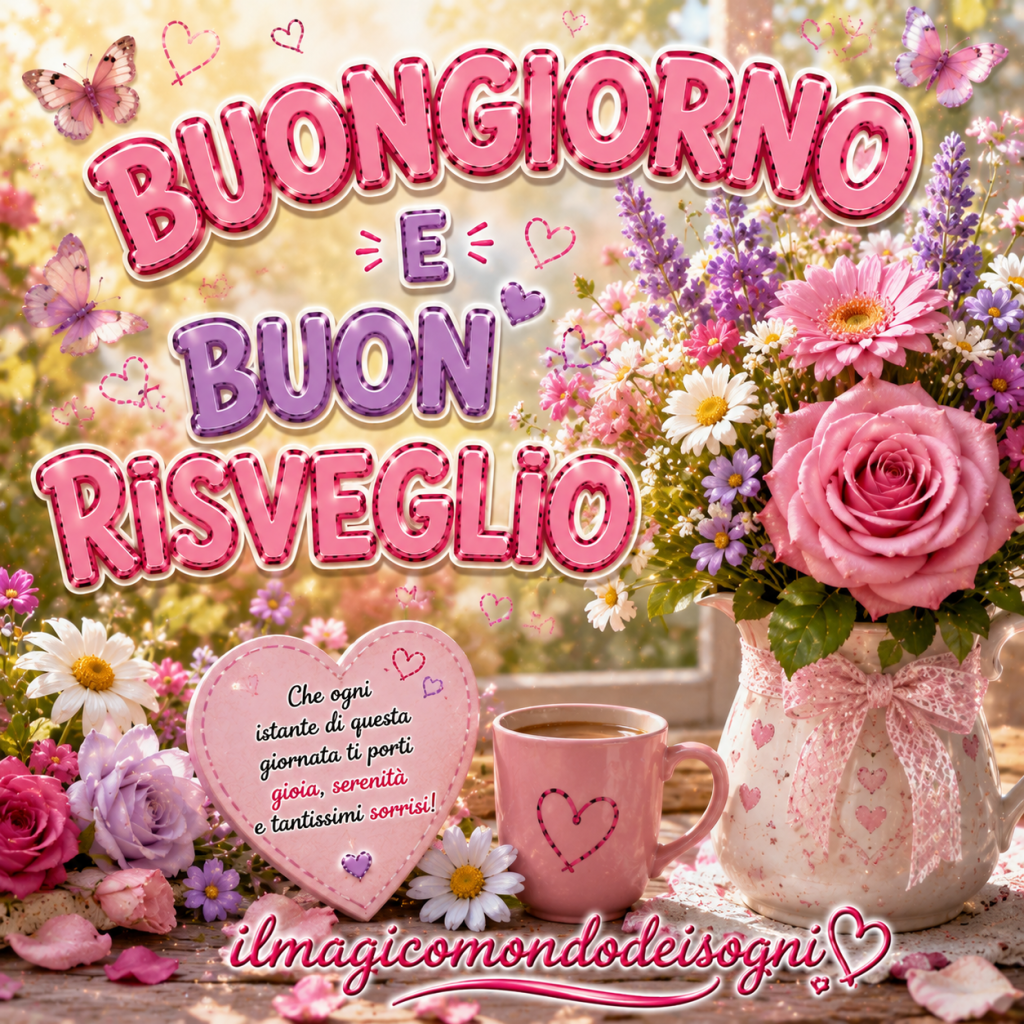 immagine di buongiorno con frase