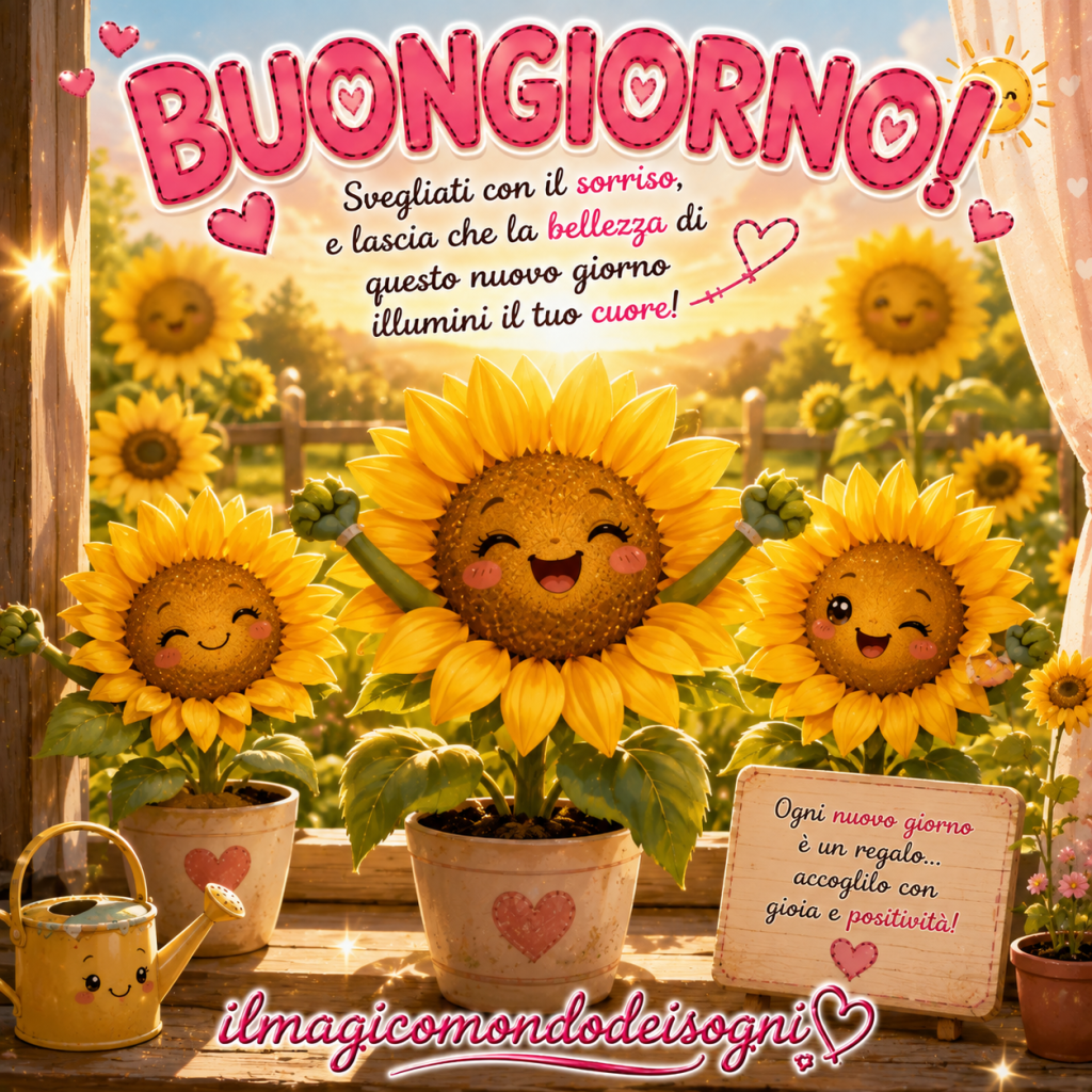 immagine di buongiorno con frase