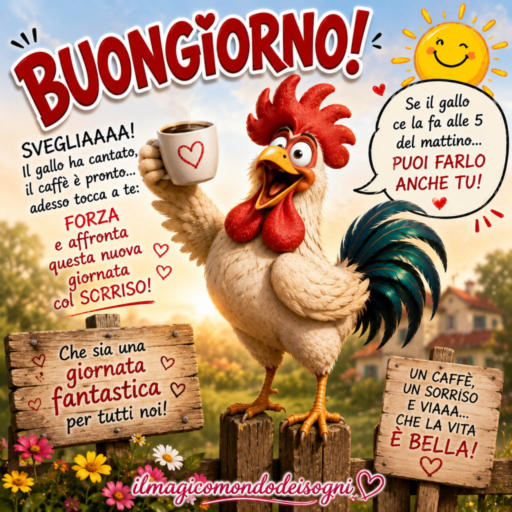 immagine di buongiorno con frase
