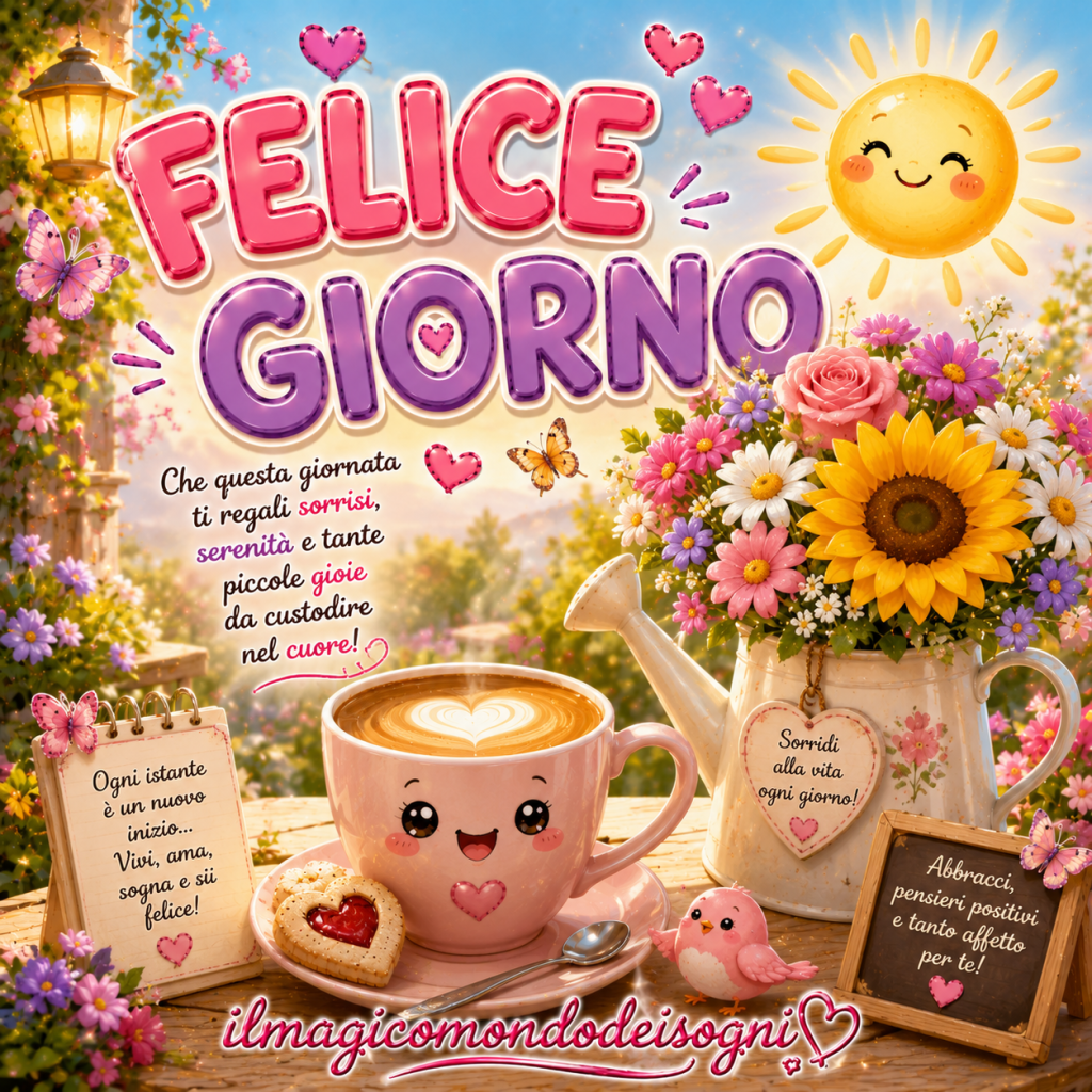 immagine di buongiorno con frase