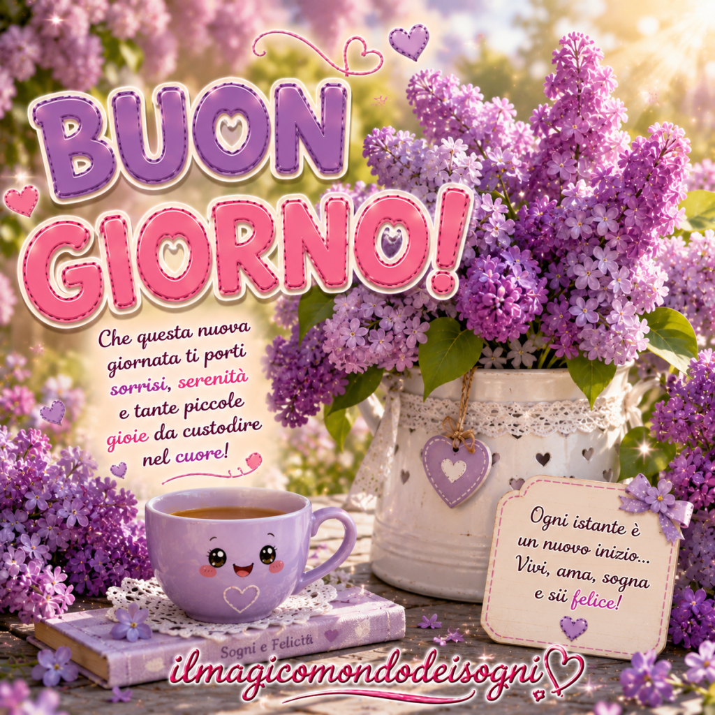 immagine di buongiorno con frase
