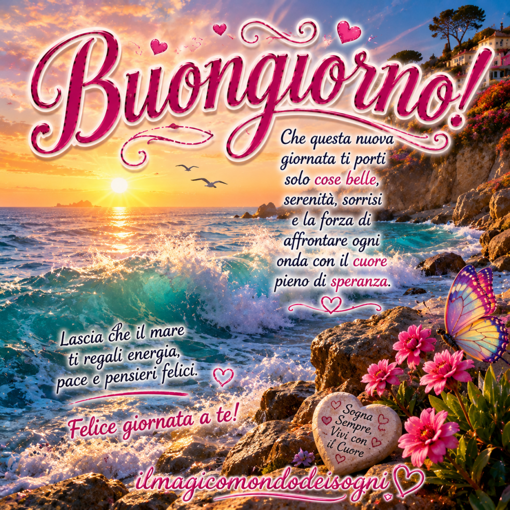 immagine di buongiorno con frase