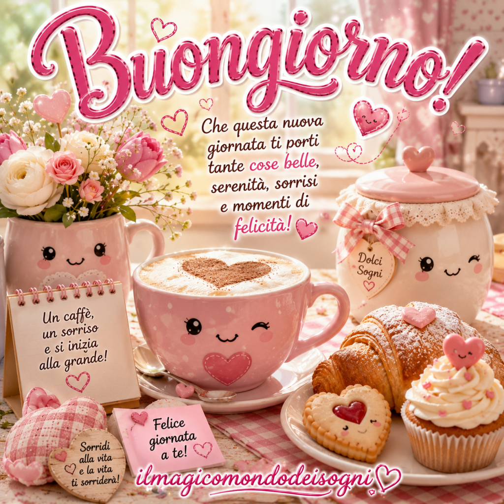 immagine di buongiorno con frase
