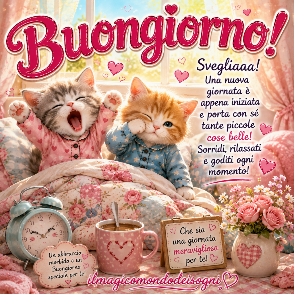 immagine di buongiorno con frase
